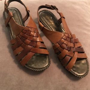 Woven Leather Sandals